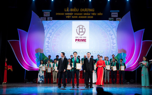 Prime Group nhận giải thưởng Doanh nghiệp tiêu biểu Việt Nam ASEAN 2020