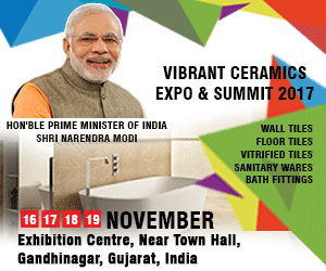 Đoàn Hiệp hội tham quan Hội chợ VIBRANT CERAMICS EXPO 2017 tại Ấn Độ 