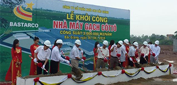 Khởi công nhà máy gạch COTTO tại Bắc Giang