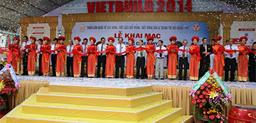 Các doanh nghiệp hội viên tham gia Vietbuild Đà Nẵng và TP Hồ Chí Minh 2014