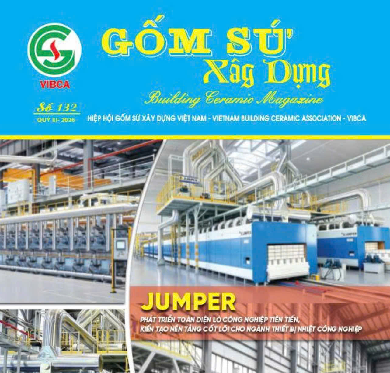 Tập san Gốm sứ xây dựng số 132 quý III năm 2026 
