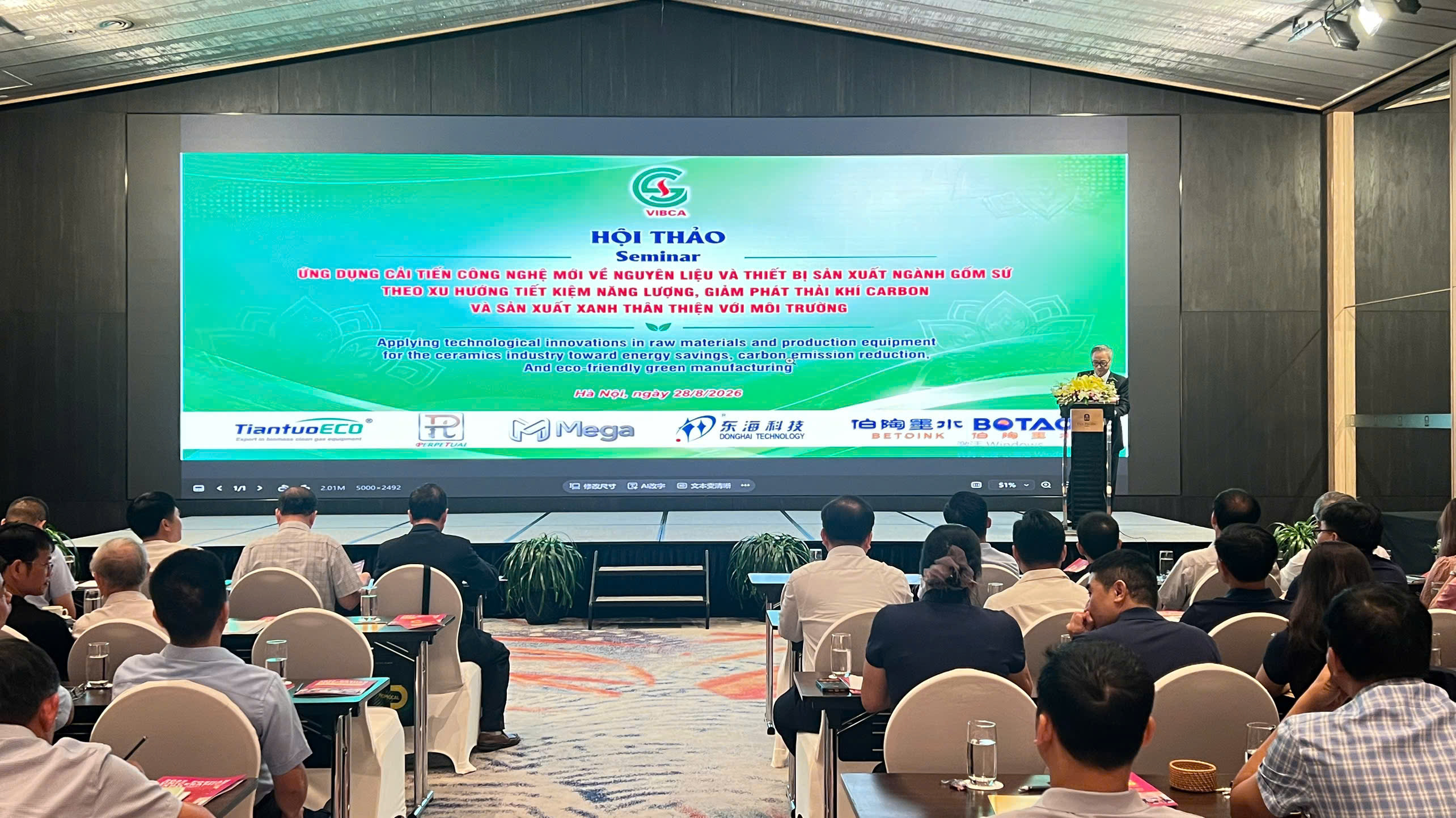 Hiệp hội tổ chức thành công HT công nghệ tiết kiệm năng lượng, giảm phát thải carbon