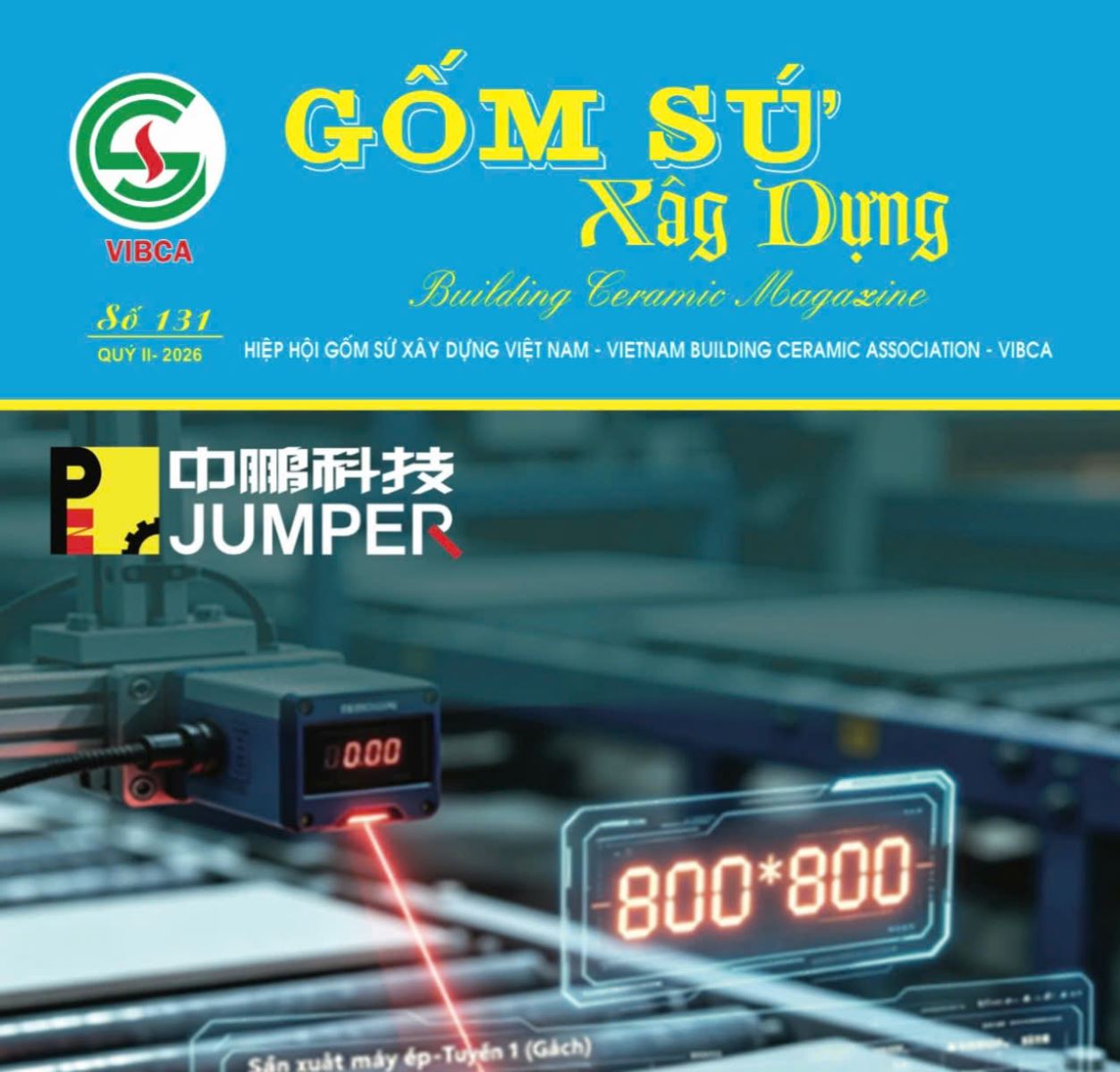 Tạp chí Gốm sứ xây dựng số 131 quý 2 năm 2026