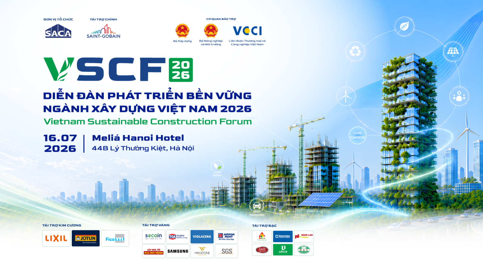VSCF 2026 sự kiện đáng mong đợi nhất năm của ngành VLXD Việt Nam